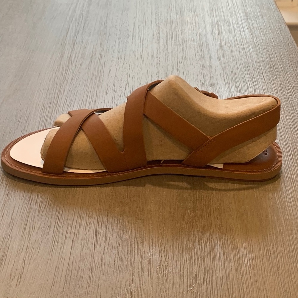 Toms Sicily Sandal in Tan - 8 1/2